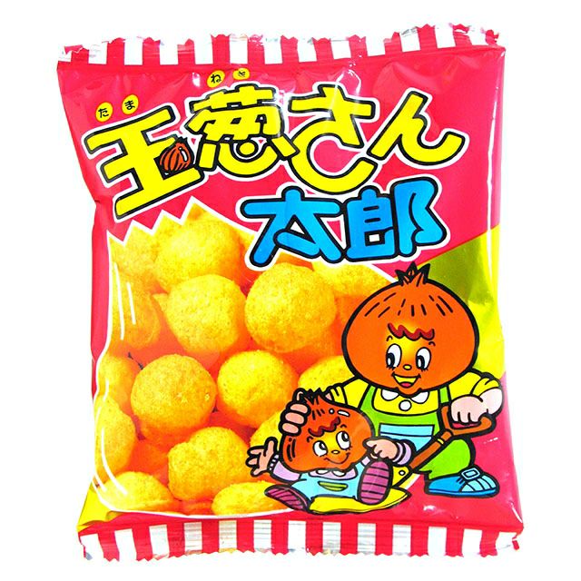 菓道 玉葱さん太郎 30袋入 駄菓子スナック | うえだがしドットコム