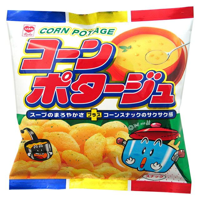 リスカ コーンポタージュ 30袋入 駄菓子スナック | うえだがしドットコム