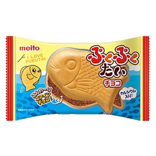 名糖 ぷくぷくたい エアインチョコ 10個入 ケース販売 駄菓子チョコ