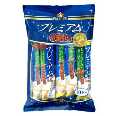 送料無料　LBプレミアムうまい棒　中古　簡易ユニット・ボリューム付　オリンピア やおきん プレミアムうまい棒 和風ステーキ味 10本入 駄菓子 | うえだ