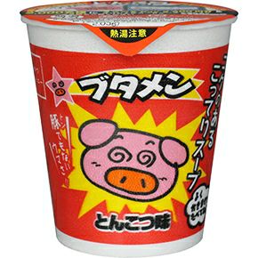 おやつカンパニー ブタメン とんこつ カップめん 15入 | うえだがし