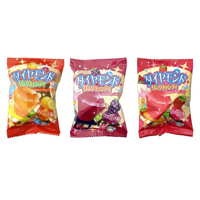 やおきん ダイヤモンド リングキャンディ 24個入 駄菓子 | うえだがし