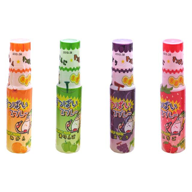 やおきん すっぱいスプレー 24個入 駄菓子 | うえだがしドットコム