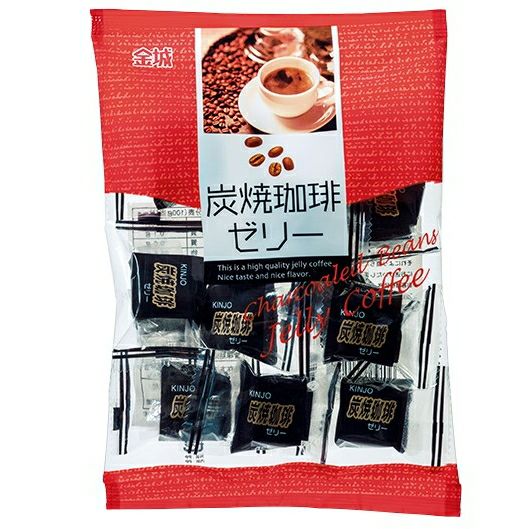 金城 炭焼珈琲ゼリー 10袋入 ケース販売 | うえだがしドットコム