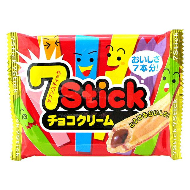 やおきん セブンスティックチョコクリーム 12入 駄菓子 | うえだがし