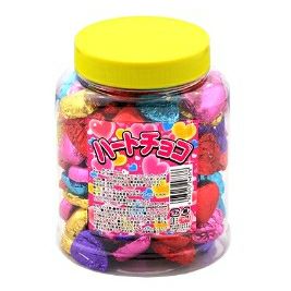 やおきん ハートチョコ 100個(600g) 駄菓子チョコレート | うえだがし