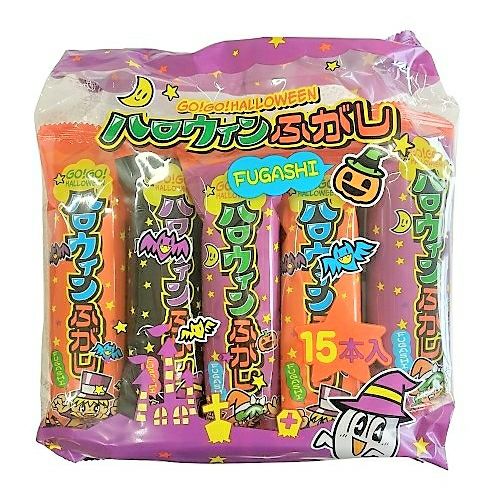 やおきん ゴー！ゴー！ハロウィンふ菓子 15本入 駄菓子 | うえだがし