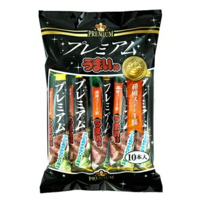 やおきん プレミアムうまい棒 和風ステーキ味 10本入 駄菓子 | うえだ