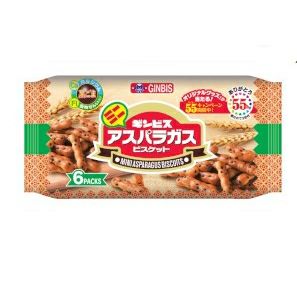 ギンビス アスパラガスビスケット 6パック バラ1個 | うえだがし