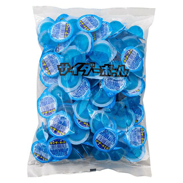 やおきん サイダーボール（袋入り） 100個 江口製菓 駄菓子ゼリー