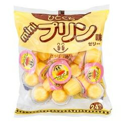 やおきん ミニプリン味ゼリー 24個入 駄菓子ゼリー | うえだがしドットコム