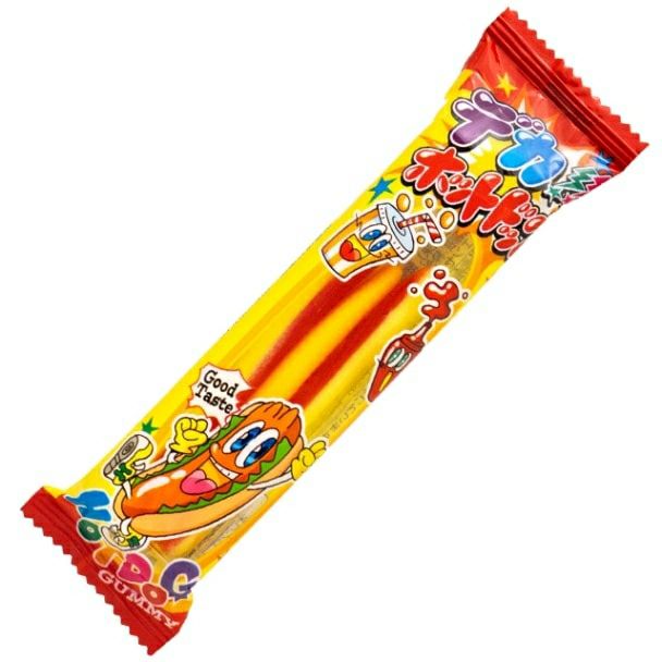 やおきん デカホットドッググミ 24個入 駄菓子グミ | うえだがしドットコム