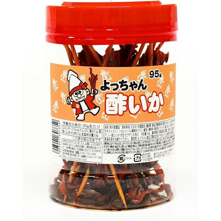 よっちゃん 酢いか 1個 ペット | うえだがしドットコム