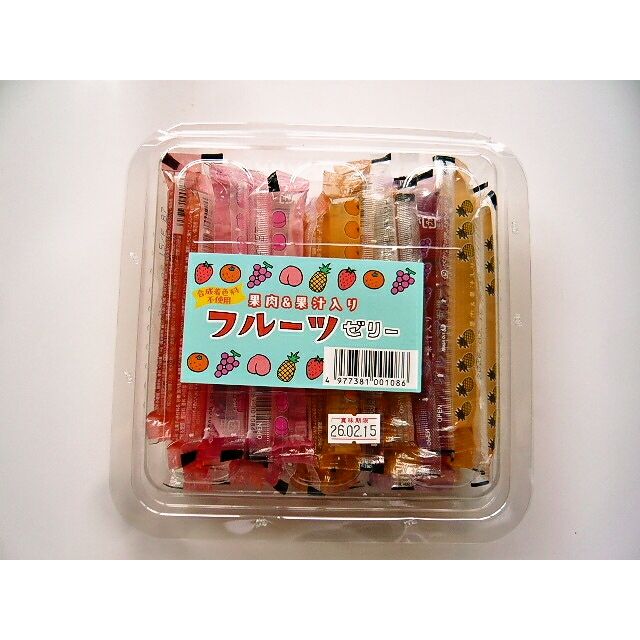 坂製菓 フルーツゼリー 50本入 駄菓子ゼリー | うえだがしドットコム
