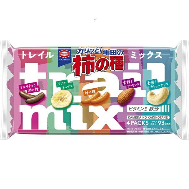 亀田の柿の種 トレイルミックス 4P 12袋入 | うえだがしドットコム